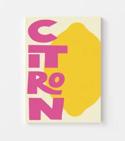 Inoui affiches Affiche A3 Citron - Inouï Affiches