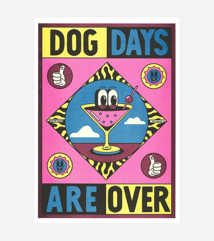Kiblind Atelier Affiche A3 Dog Days Are Over, Florence + The Machine -