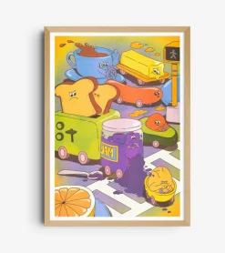 Kiblind Atelier Affiche A3 If there's a traffic jam... -