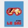 Soleil Mojito Affiche 30x40 Après le ski -