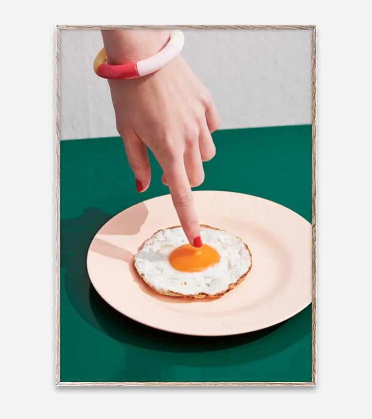 Paper collective Affiche 30x40 Fried Egg -