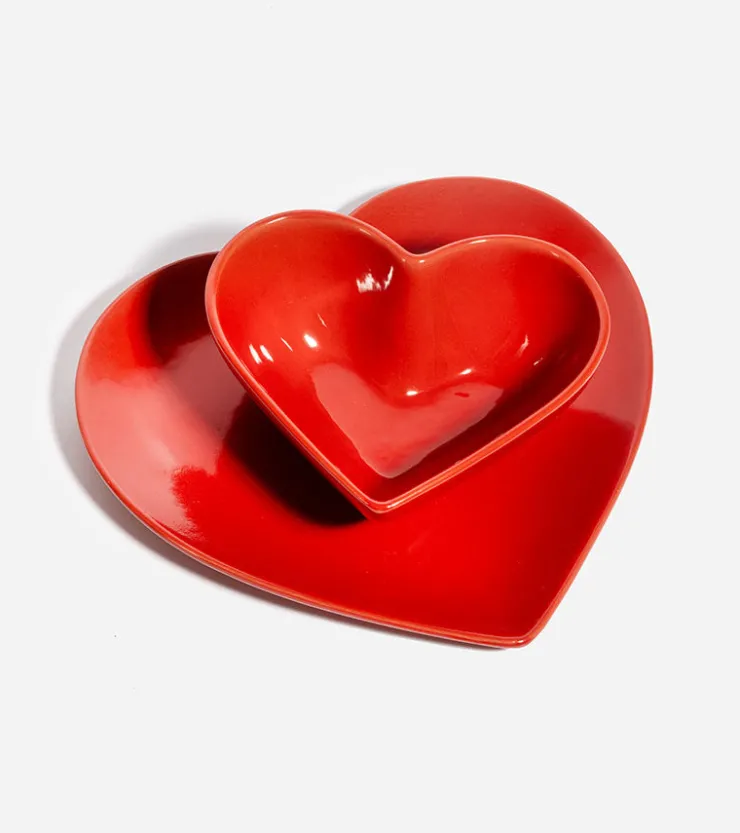 DOIY Assiette coeur