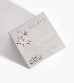 Art of sucre Bombes à paillettes argentées pour cocktails