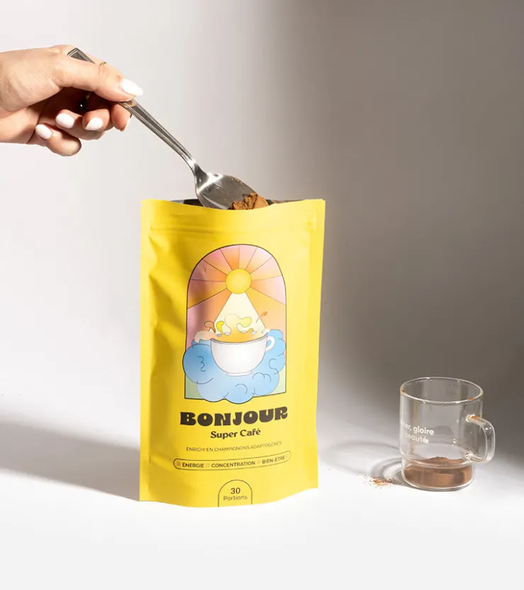 Bonjour drinks Bonjour - Super café aux champis adaptogènes
