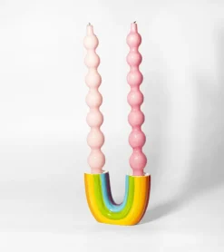 DOIY Bougeoir arc-en-ciel