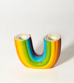 DOIY Bougeoir arc-en-ciel