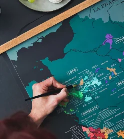 1020 Dégustations Carte à gratter : la France des vins