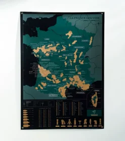 1020 Dégustations Carte à gratter : la France des vins