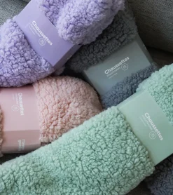 L'expressionist Chaussettes cocooning en moumoute