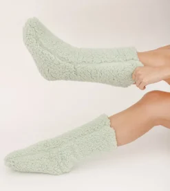 L'expressionist Chaussettes cocooning en moumoute