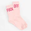 FISURA Chaussettes fuck off rose