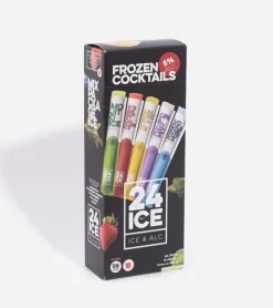 24 ice Cocktails en bâtonnet à glacer