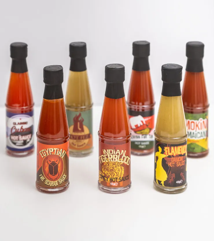 Modern Coffret de 15 sauces piquantes du monde