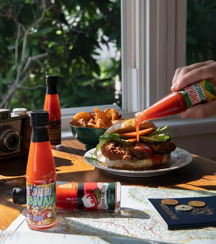 Modern Coffret de 15 sauces piquantes du monde