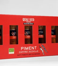 Quai Sud Coffret de piments - Echelle de Scoville