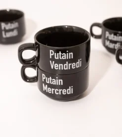FISURA Coffret semainier de tasses - Les putains de tasses