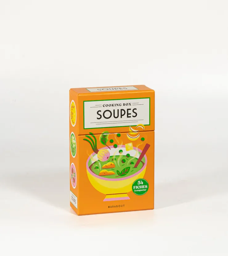 Hachette Marabout Cooking box Soupes - la boîte de fiches recettes