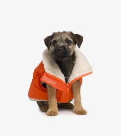 French bandit Doudoune en sherpa pour chiens