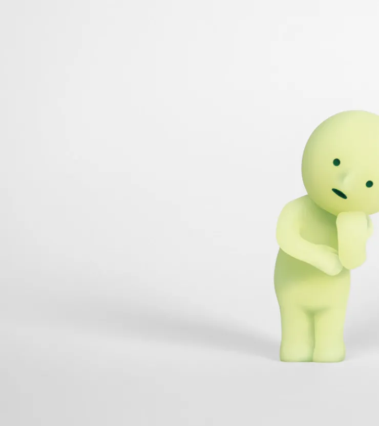 Baby watch Figurine fluorescente Smiski - série Living