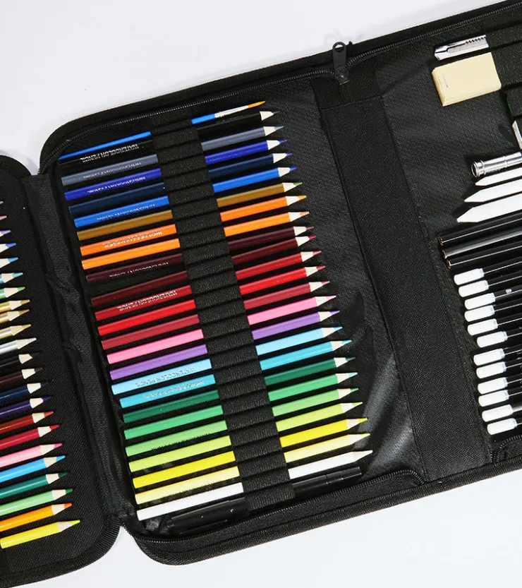 Livoo Kit de dessin - 74 accessoires