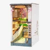 Robotime Kit DIY maison miniature en serre-livre - Sakura Densya