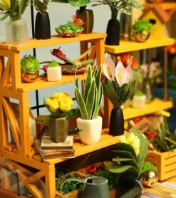 Robotime Kit DIY maison miniature - Cathy's flower house