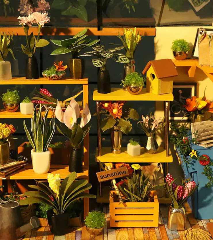 Robotime Kit DIY maison miniature - Cathy's flower house