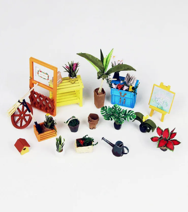 Robotime Kit DIY maison miniature - Cathy's flower house