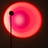 L'expressionist Lampadaire coucher de soleil