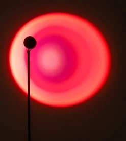 L'expressionist Lampadaire coucher de soleil