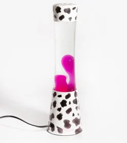 FISURA Lampe à lave aux motifs tâches de vache