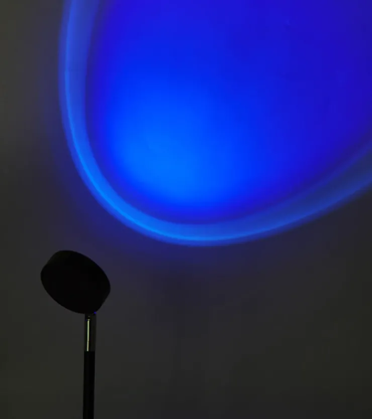 L'expressionist Lampe coucher de soleil