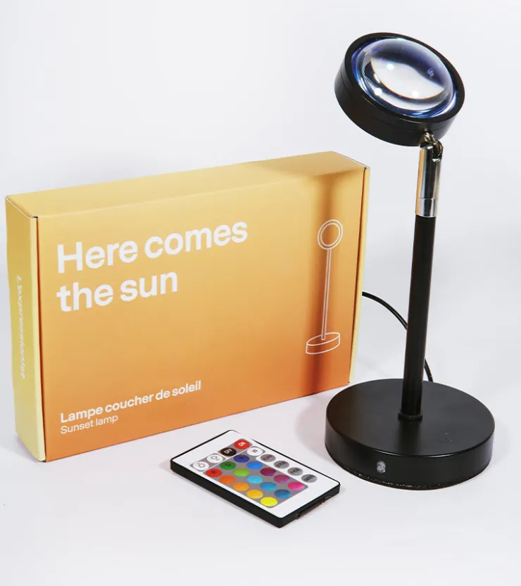 L'expressionist Lampe coucher de soleil