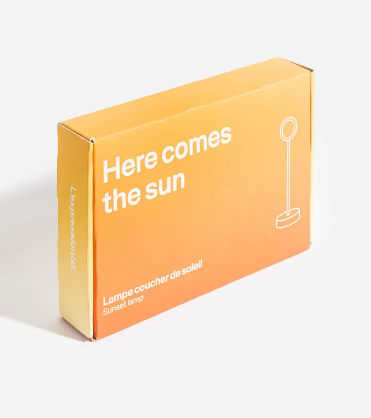 L'expressionist Lampe coucher de soleil