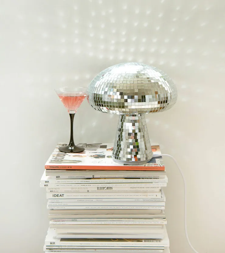 L'expressionist Lampe disco champignon