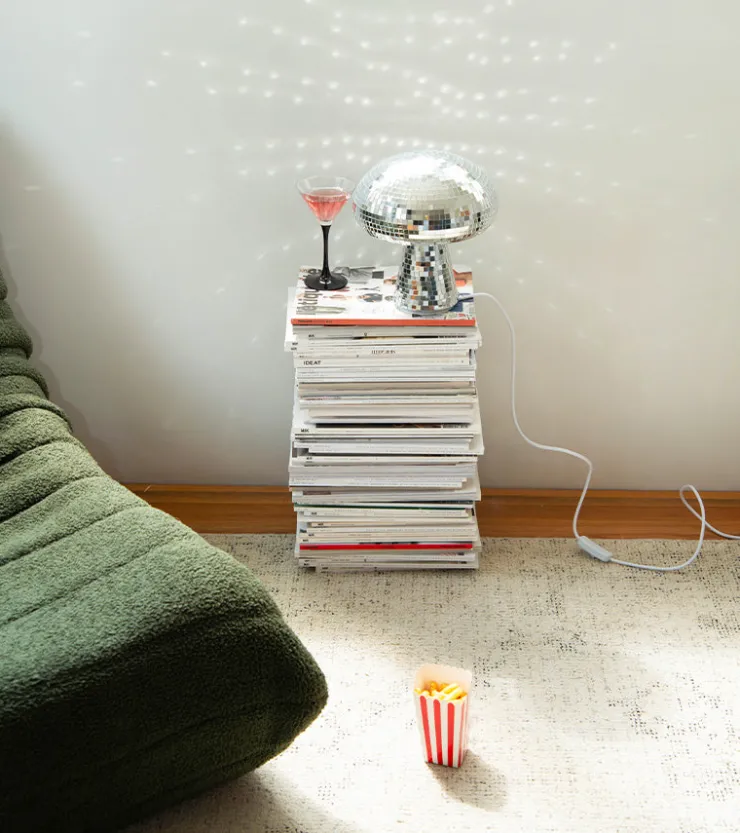 L'expressionist Lampe disco champignon