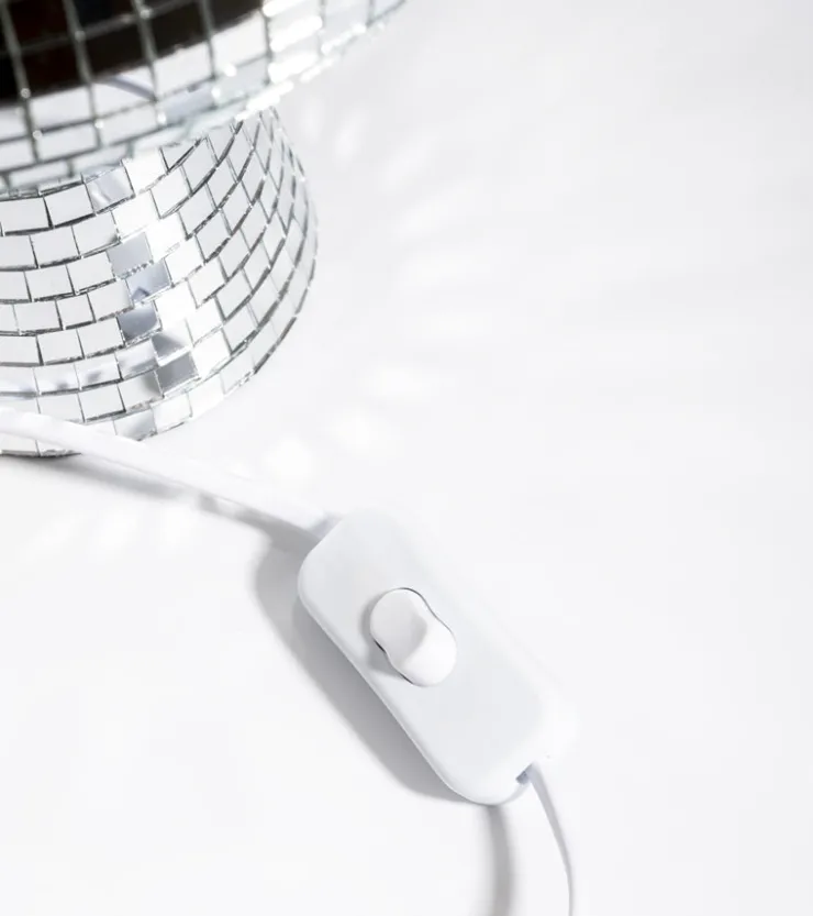 L'expressionist Lampe disco champignon