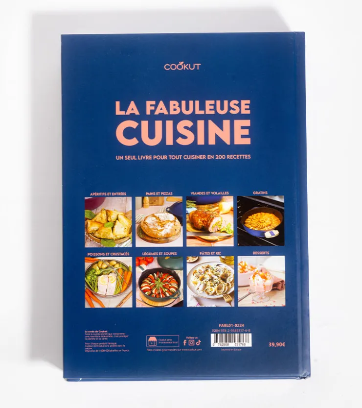 Cookut Livre de recettes de la Fabuleuse poêle -