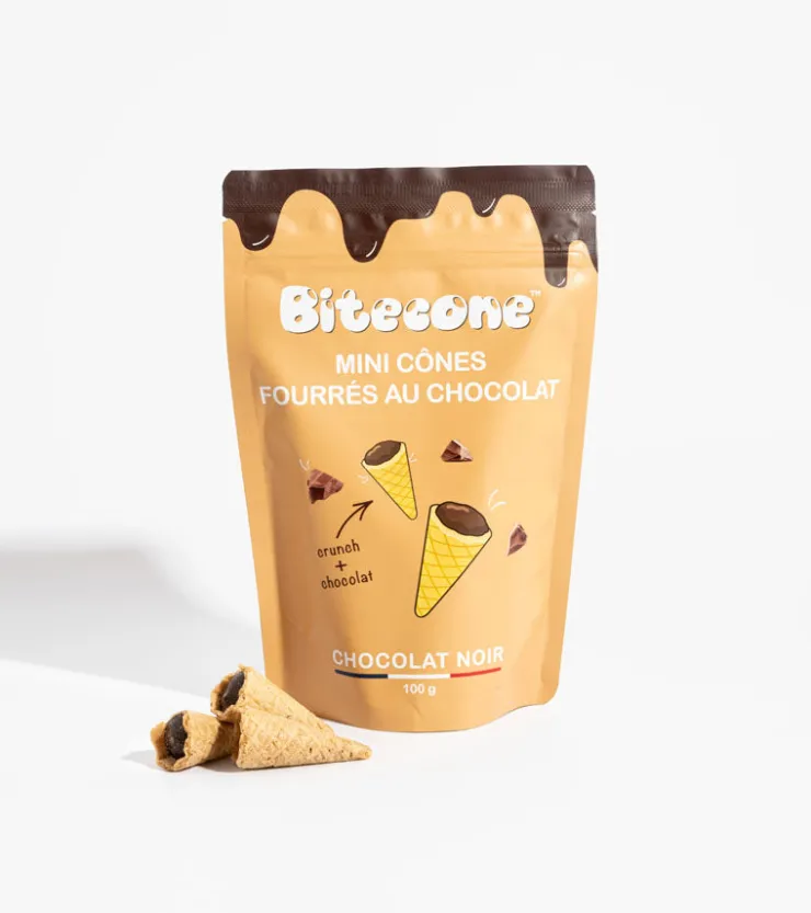 Bitecone Mini cônes fourrés au chocolat
