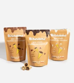 Bitecone Mini cônes fourrés au chocolat