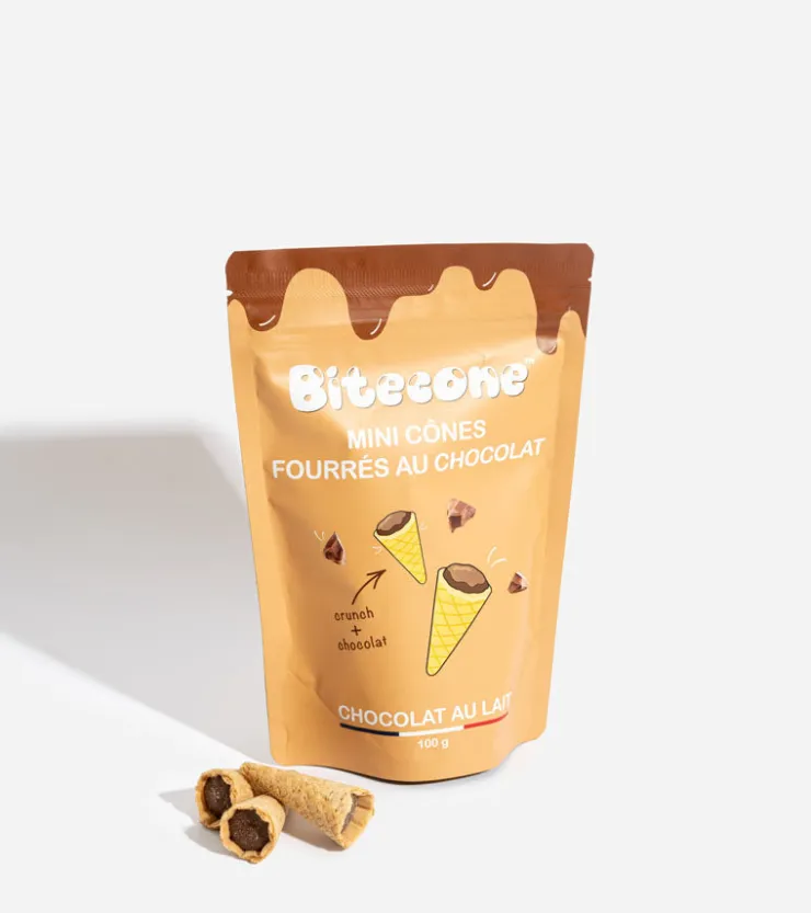 Bitecone Mini cônes fourrés au chocolat