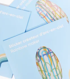L'avant gardiste Pack de 3 stickers créateurs d’arc-en-ciel