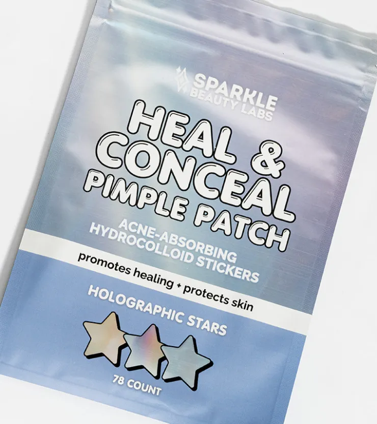 Sparkle Beauty Labs Patchs anti-boutons holographiques