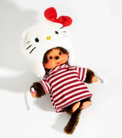Bandai Peluche Monchhichi Kiki - Hello Kitty