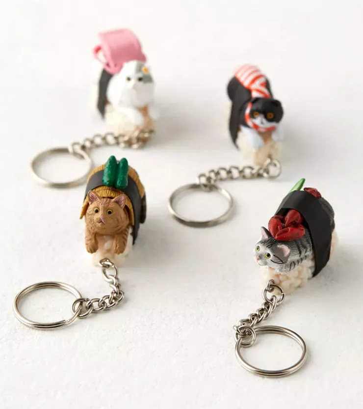 Clever idiots Porte-clés Sushi cats V1 - Blind box