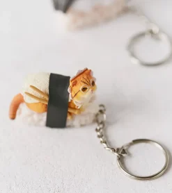 Clever idiots Porte-clés Sushi cats V2 - Blind box