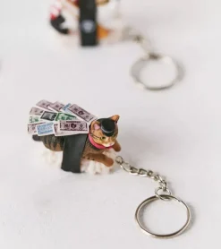 Clever idiots Porte-clés Sushi cats V2 - Blind box