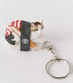 Clever idiots Porte-clés Sushi cats V2 - Blind box