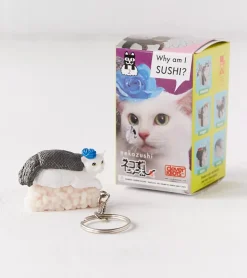 Clever idiots Porte-clés Sushi cats V2 - Blind box