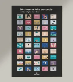 L'avant gardiste Poster 50 choses à faire en couple